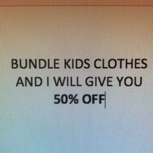 50% Off Kids Bundles